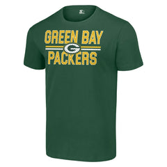 Green Bay Packers Starter Team Mesh Print Graphic T-Shirt - Green - NFL