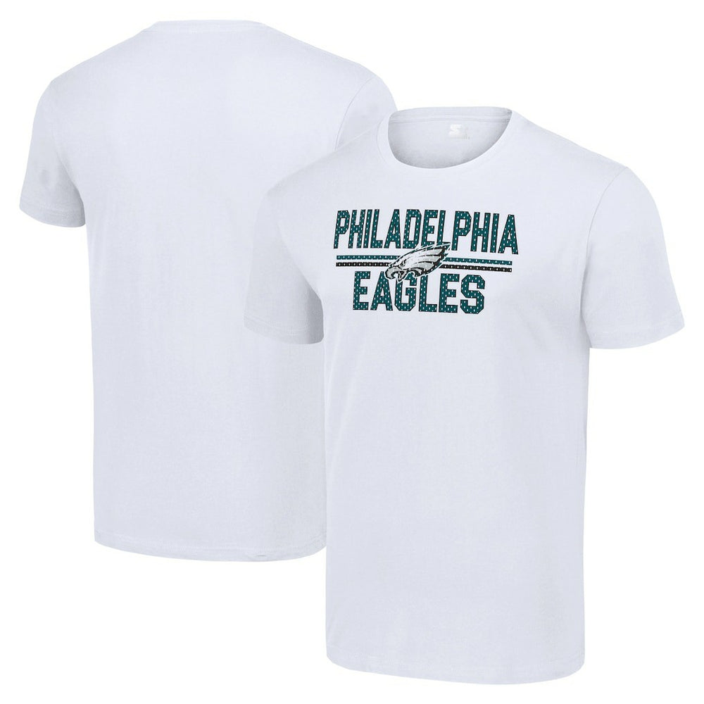 Philadelphia Eagles Starter Team Mesh Print Graphic T-Shirt - White - NFL