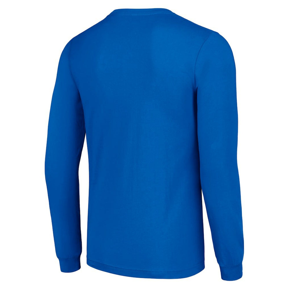 Indianapolis Colts Starter Team Mesh Print Graphic Long Sleeve T-Shirt - Royal - NFL