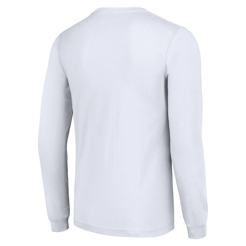 Kansas City Chiefs Starter Team Mesh Print Graphic Long Sleeve T-Shirt - White - NFL
