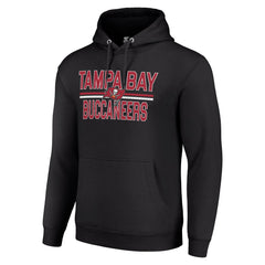 Tampa Bay Buccaneers Starter Unisex Team Mesh Print Graphic Tri-Blend Pullover Hoodie - Black - NFL