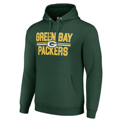 Green Bay Packers Starter Unisex Team Mesh Print Graphic Tri-Blend Pullover Hoodie - Green - NFL