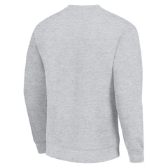 Detroit Lions Starter Team Mesh Print Graphic Pullover Sweatshirt - Heather Gray - NFL