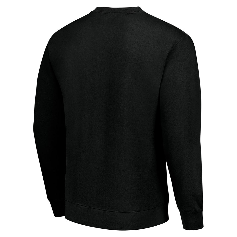 Detroit Lions Starter Team Mesh Print Graphic Pullover Sweatshirt - Black - NFL