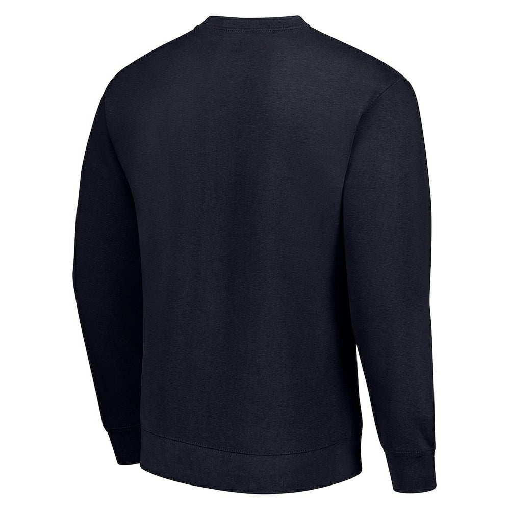 Chicago Bears Starter Team Mesh Print Graphic Pullover Sweatshirt - Navy - NFL