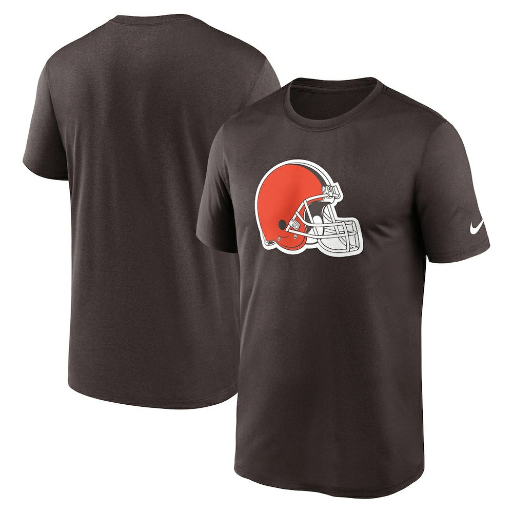 Cleveland Browns Primetime Legend Logo Performance T-Shirt - Brown - Nike