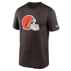 Cleveland Browns Primetime Legend Logo Performance T-Shirt - Brown - Nike