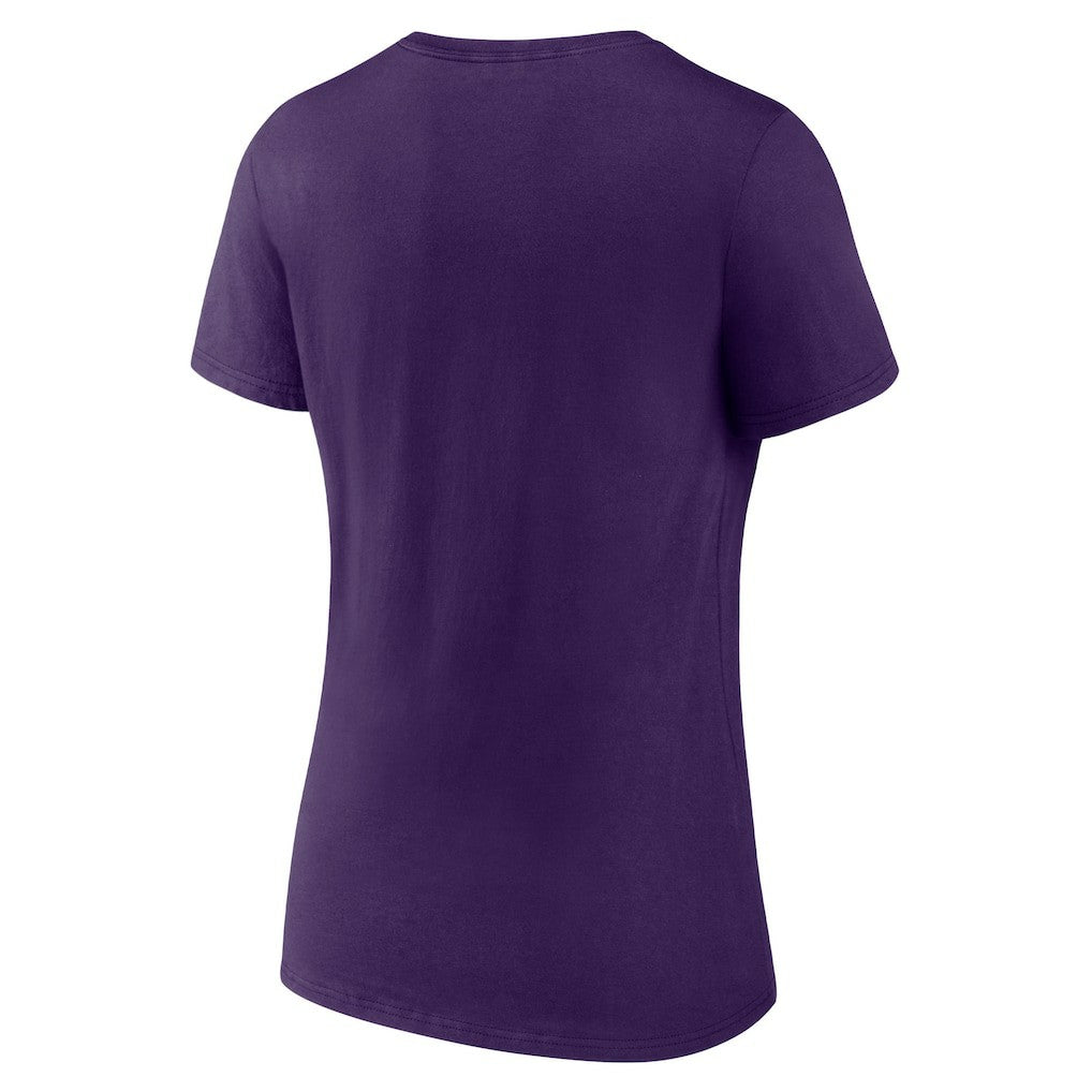 Baltimore Ravens Women's Victory Arch V-Neck T-Shirt - Purple - NFL