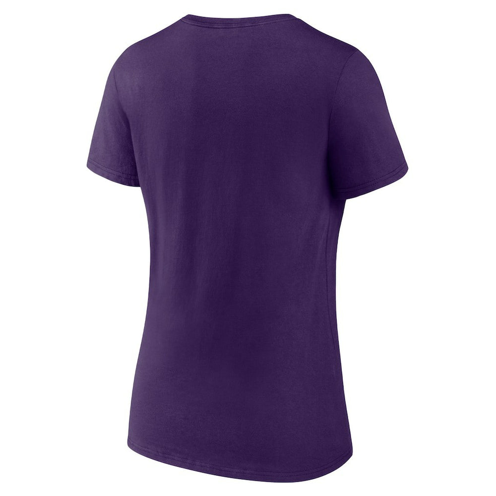 Baltimore Ravens Women's Victory Arch V-Neck T-Shirt - Purple - NFL