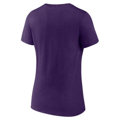 Baltimore Ravens Women's Victory Arch V-Neck T-Shirt - Purple - NFL