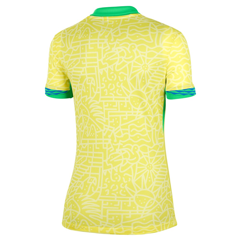 Nike - Brazil National Team Women's 2024 Home Stadium Replica Jersey – Yellow