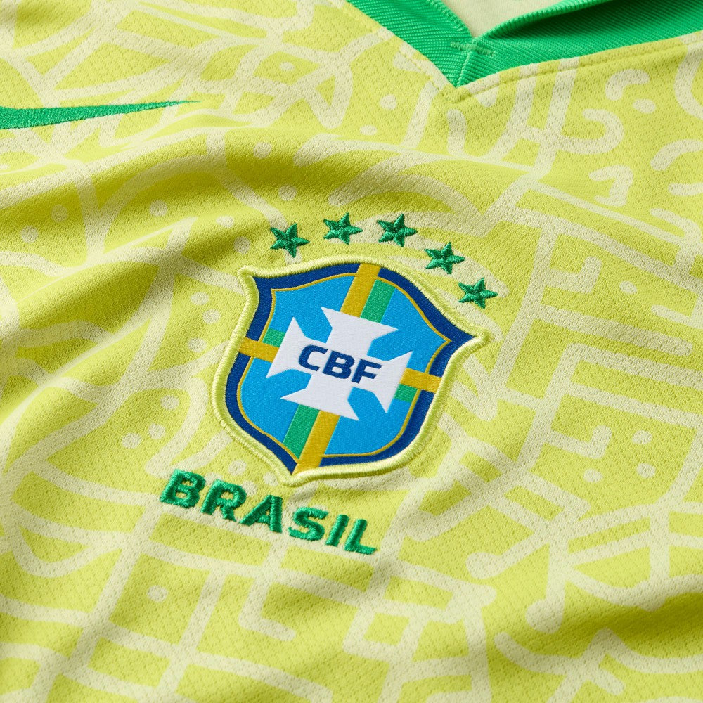 Nike - Brazil National Team Women's 2024 Home Stadium Replica Jersey – Yellow