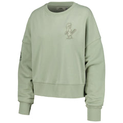 St. Louis Cardinals Pro Standard Women's Neutral Oversized Boxy Cropped Pullover Sweatshirt Discount