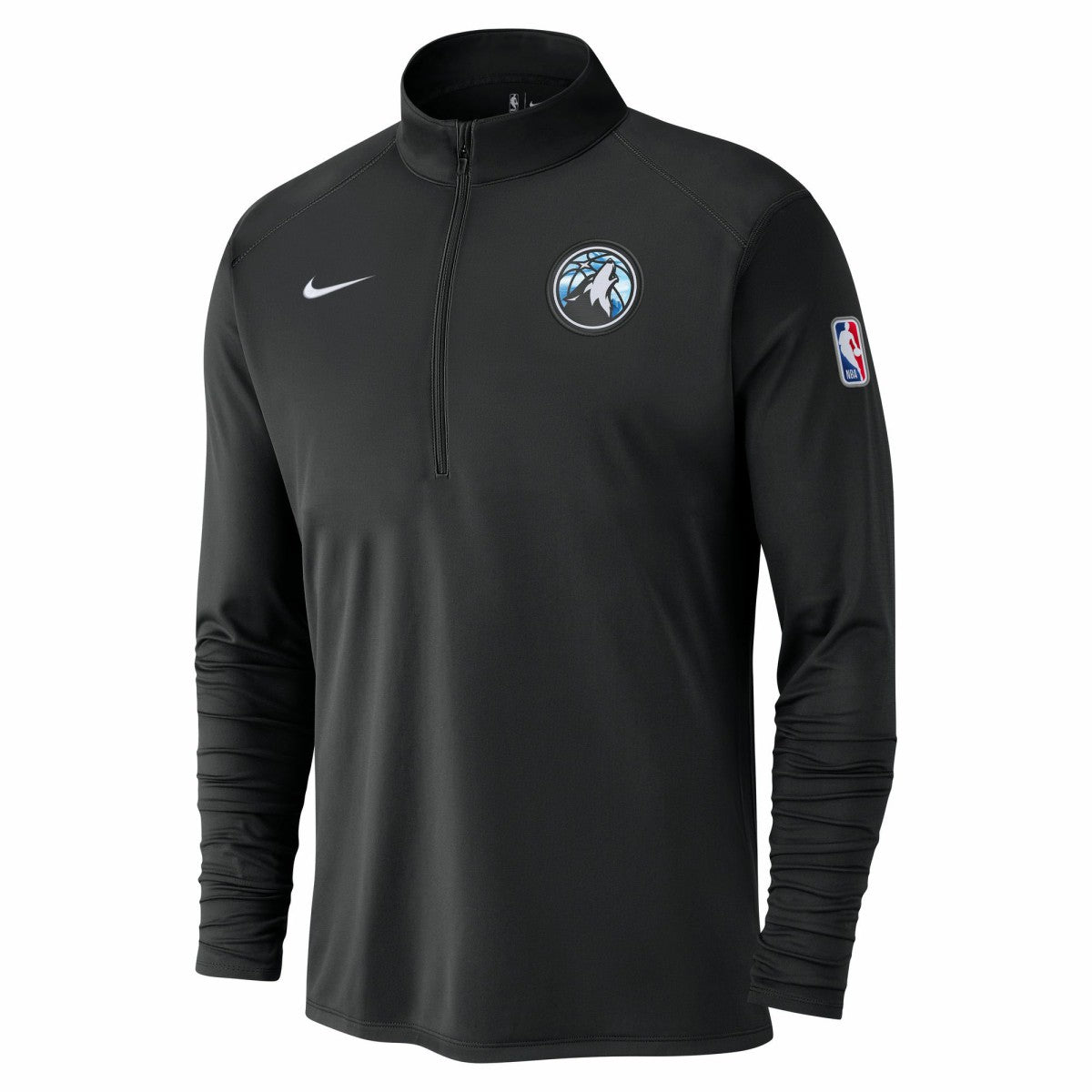 Nike Minnesota Timberwolves 2024/25 City Edition Authentic Coaches Performance Half-Zip Top Black