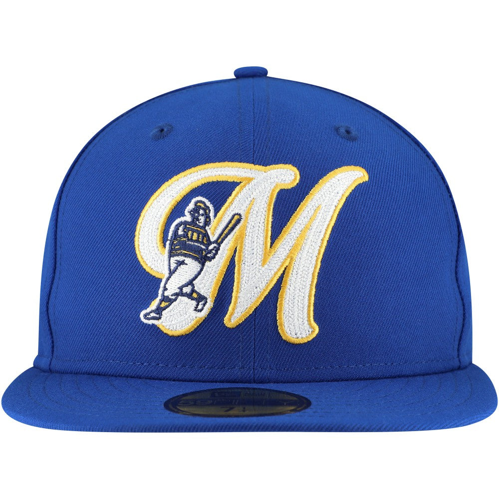 Milwaukee Brewers New Era  Duo Logo 2.0 59FIFTY Fitted Hat Outlet