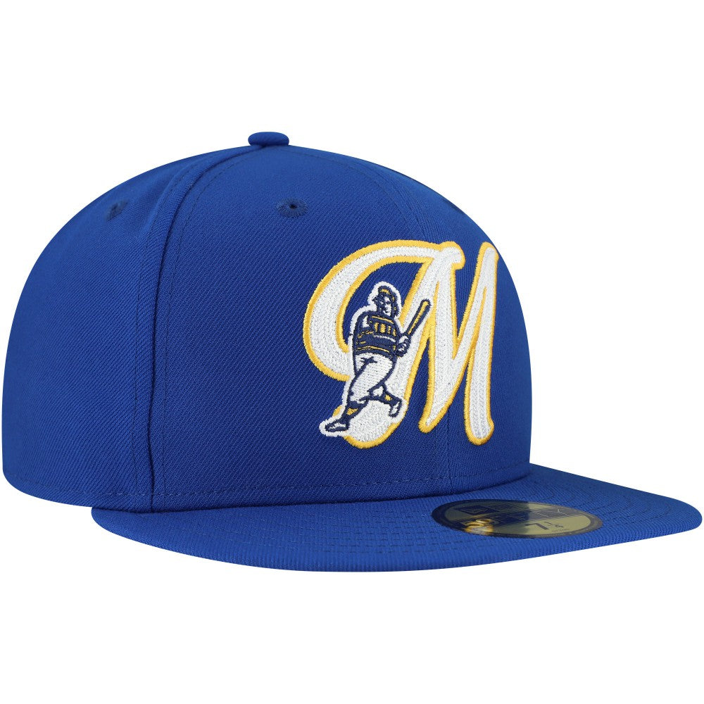 Milwaukee Brewers New Era  Duo Logo 2.0 59FIFTY Fitted Hat Outlet