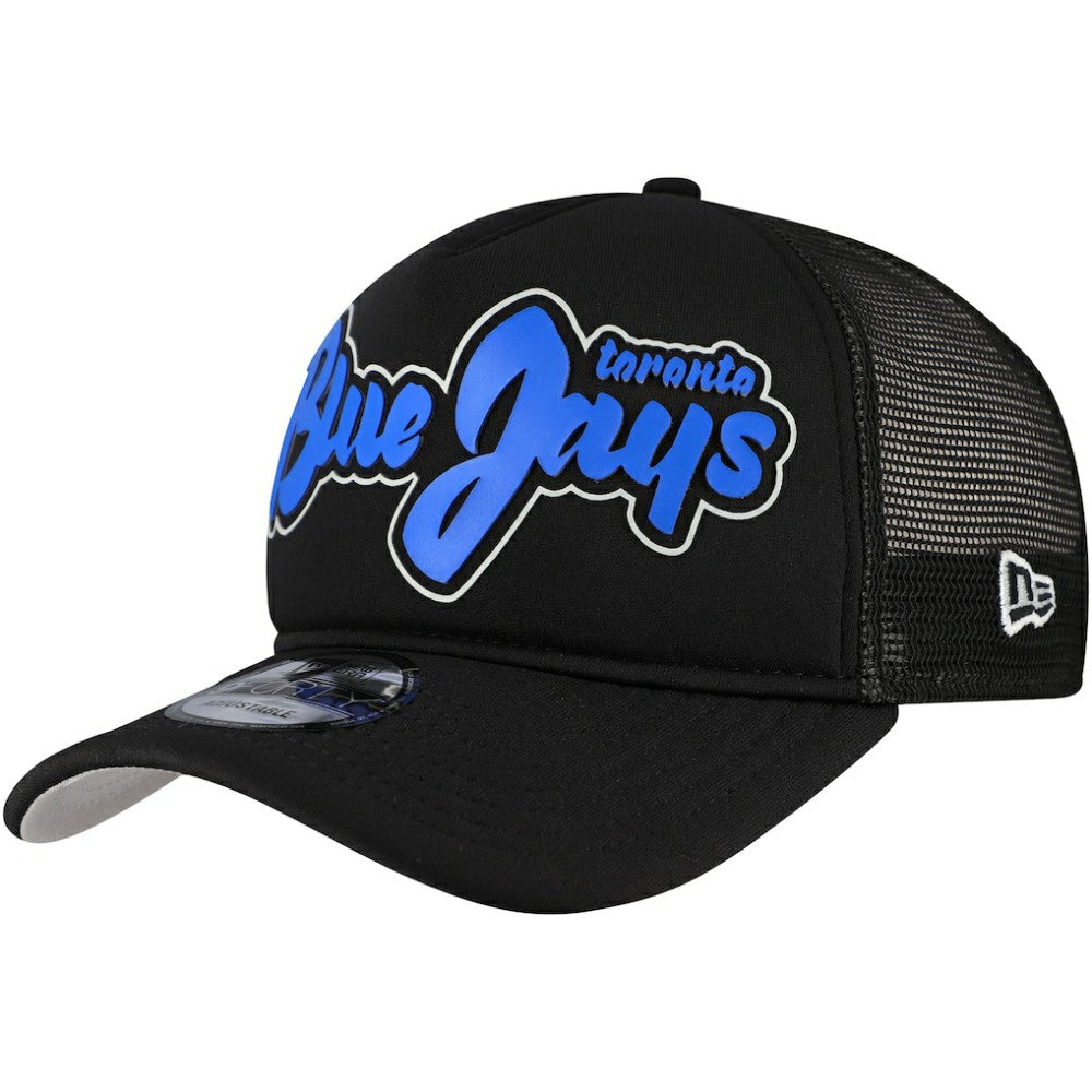 Toronto Blue Jays New Era Retro Bold A-Frame Trucker 9FORTY Adjustable Hat for sale