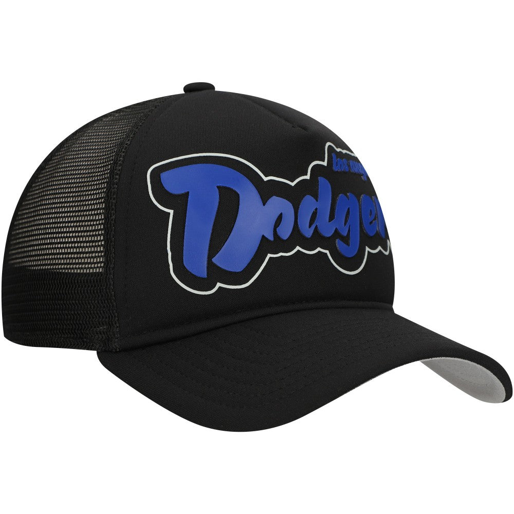 Los Angeles Dodgers New Era Retro Bold A-Frame Trucker 9FORTY Adjustable Hat for sale