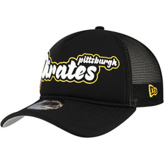 Pittsburgh Pirates New Era Retro Bold A-Frame Trucker 9FORTY Adjustable Hat for sale