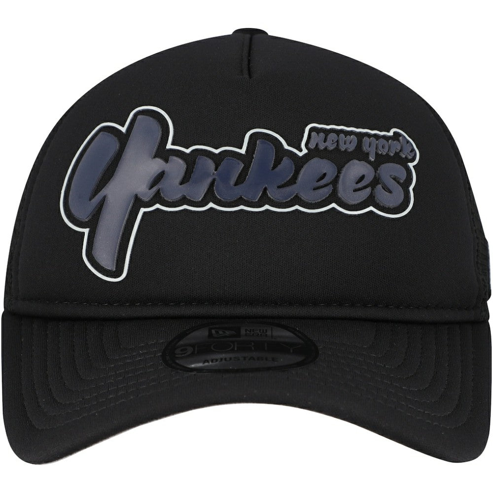 New York Yankees New Era Retro Bold A-Frame Trucker 9FORTY Adjustable Hat Near Me