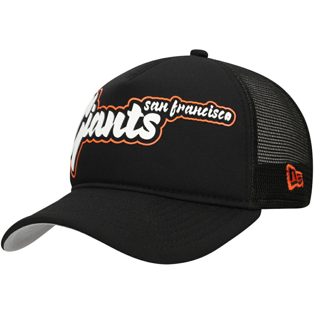 San Francisco Giants New Era Retro Bold A-Frame Trucker 9FORTY Adjustable Hat Outlet
