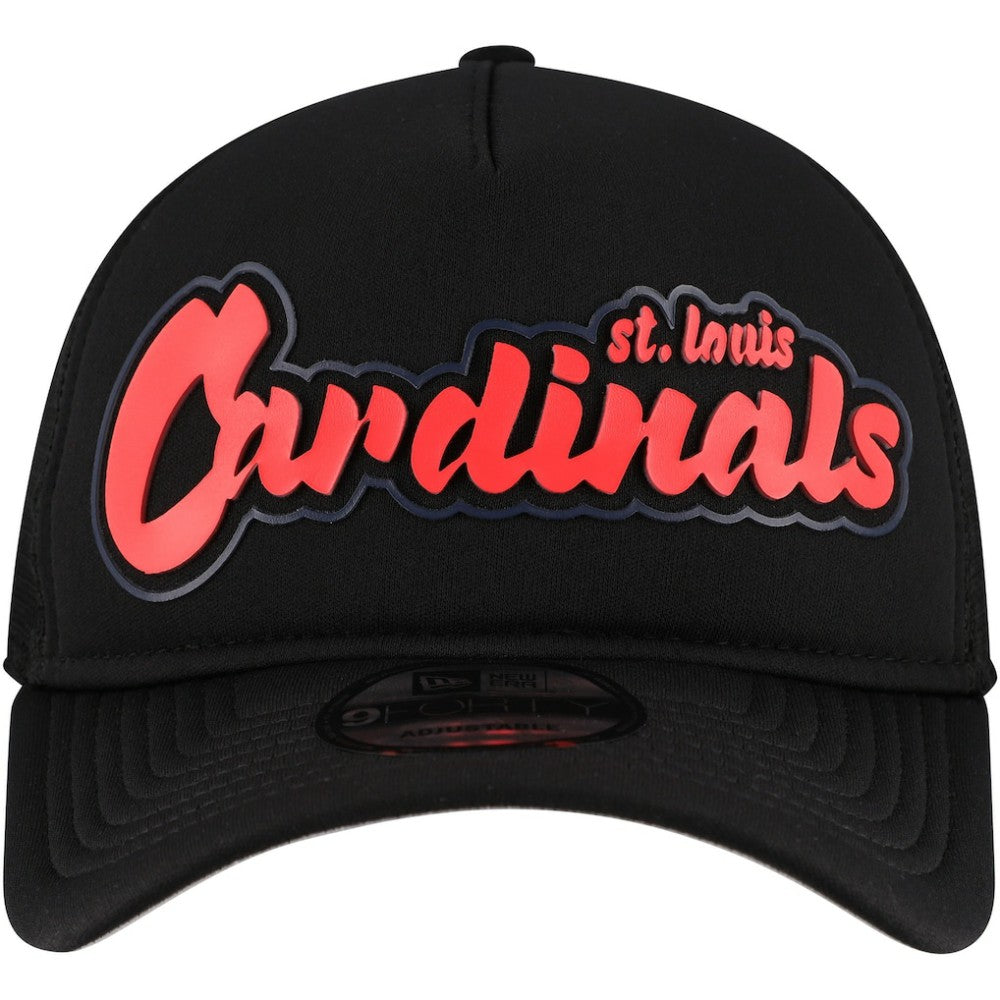 St. Louis Cardinals New Era Retro Bold A-Frame Trucker 9FORTY Adjustable Hat Near Me