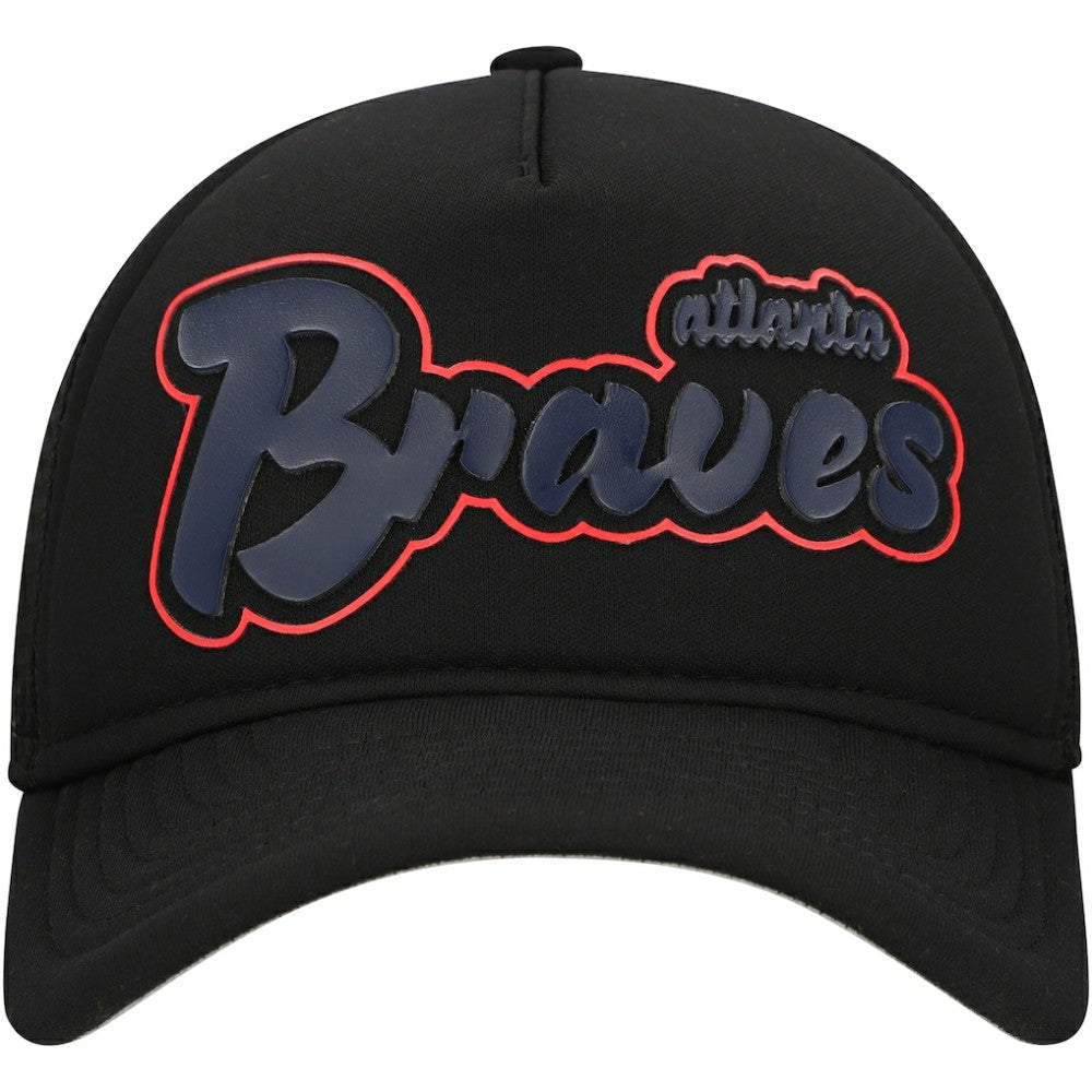 Atlanta Braves New Era Retro Bold A-Frame Trucker 9FORTY Adjustable Hat Online