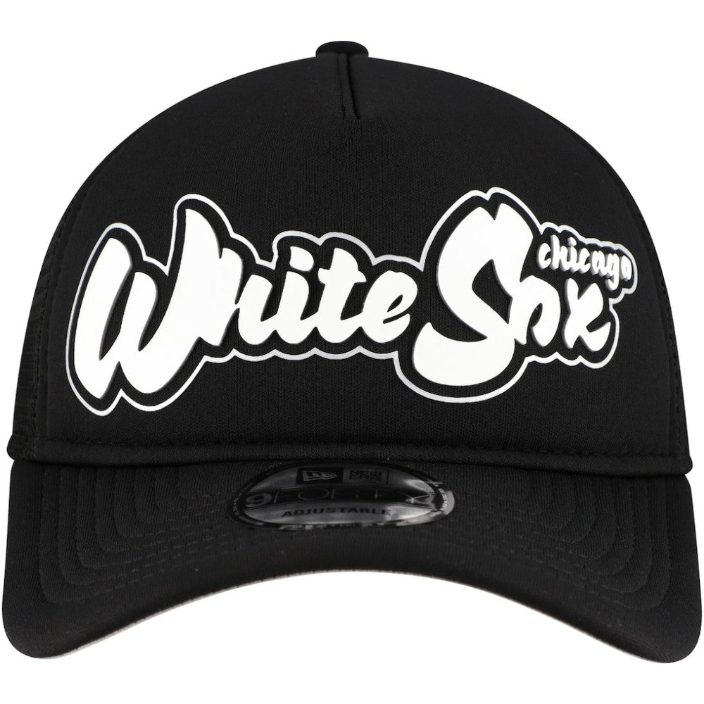 Chicago White Sox New Era Retro Bold A-Frame Trucker 9FORTY Adjustable Hat for sale