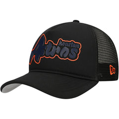 Houston Astros New Era Retro Bold A-Frame Trucker 9FORTY Adjustable Hat Discount