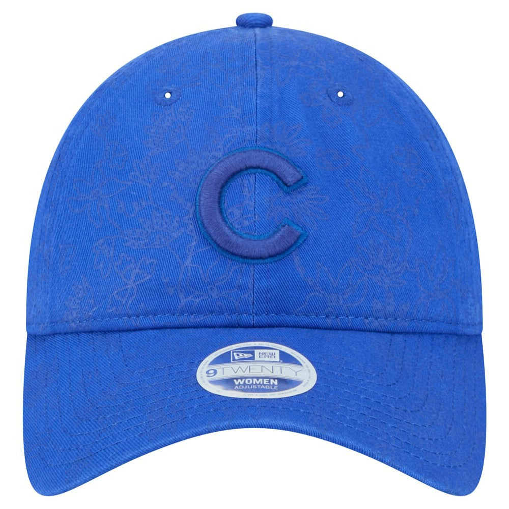 Chicago Cubs New Era Women's Tonal Floral 9TWENTY Adjustable Hat Outlet