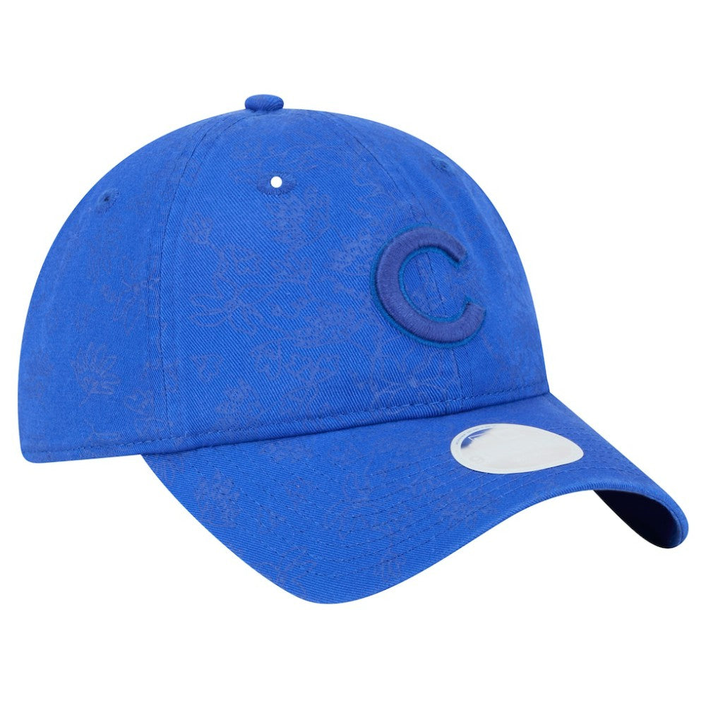 Chicago Cubs New Era Women's Tonal Floral 9TWENTY Adjustable Hat Outlet