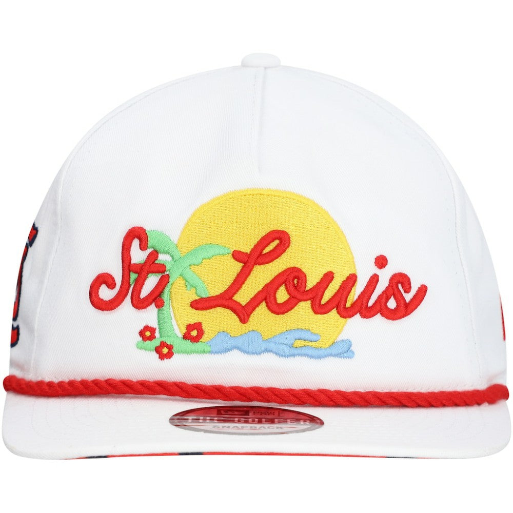St. Louis Cardinals New Era Paradise Golfer Adjustable Hat Sale