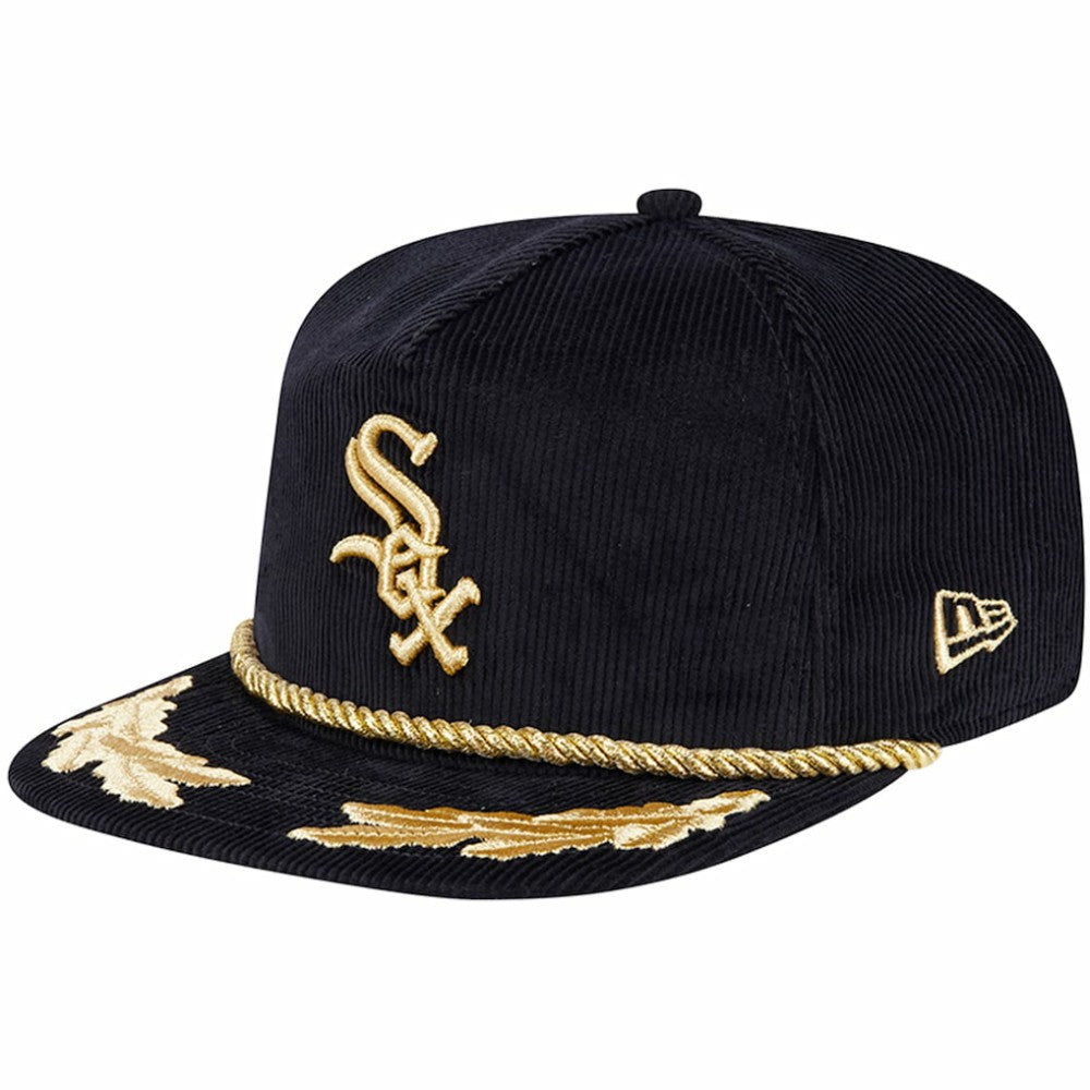 Chicago White Sox New Era Corduroy Filigree Golfer Adjustable Hat Sale