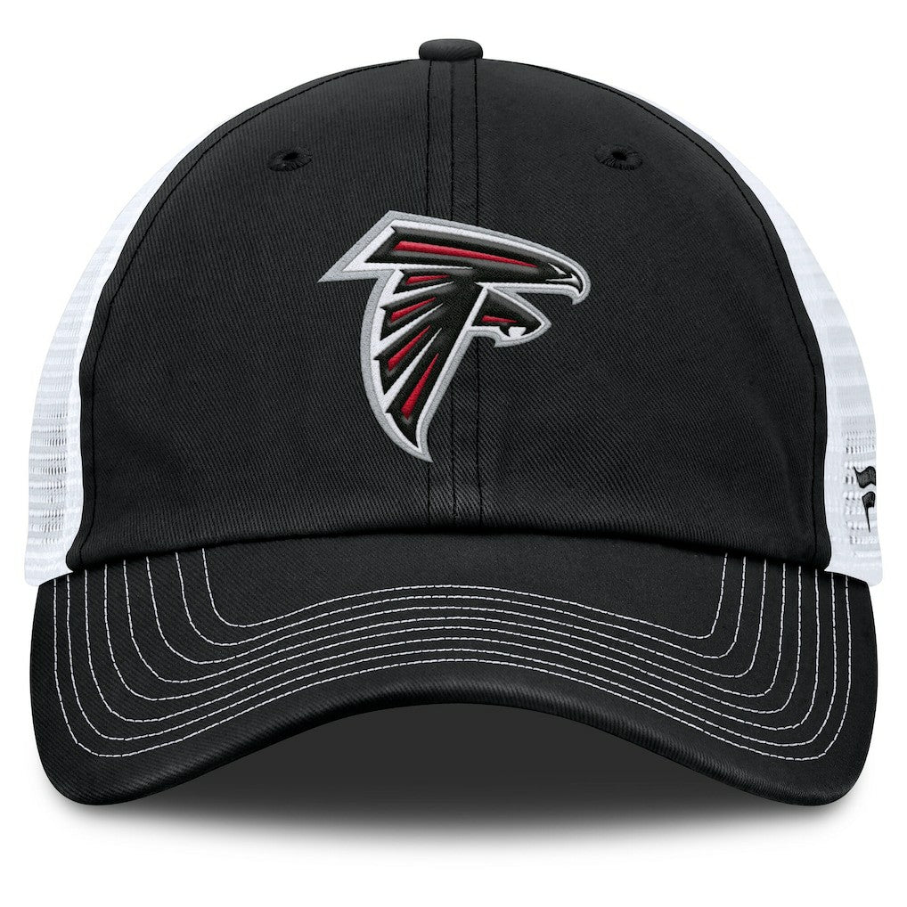 Atlanta Falcons Trucker Adjustable Hat - Black/White - Fanatics