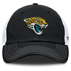 Jacksonville Jaguars Trucker Adjustable Hat - Black/White - Fanatics