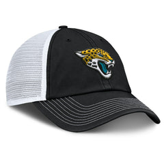 Jacksonville Jaguars Trucker Adjustable Hat - Black/White - Fanatics
