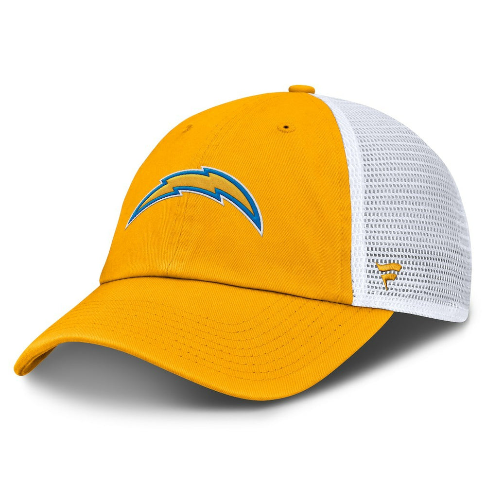 Los Angeles Chargers Trucker Adjustable Hat - Gold/White - Fanatics