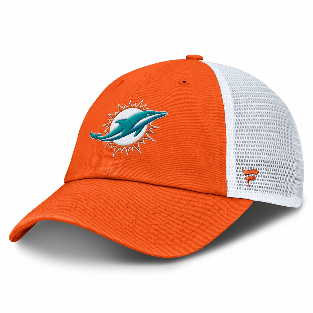 Miami Dolphins Trucker Adjustable Hat - Orange/White - Fanatics