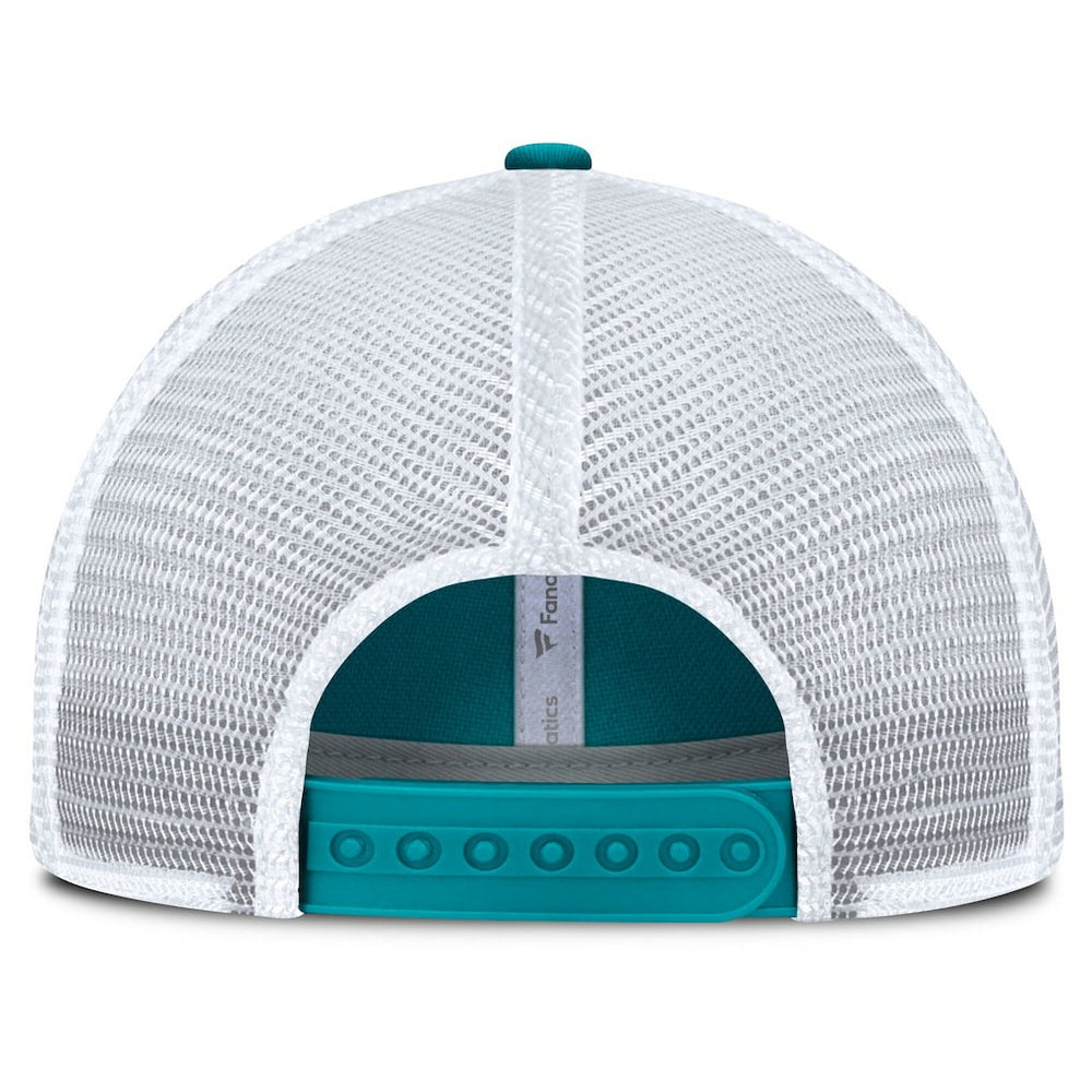 Miami Dolphins Trucker Adjustable Hat - Aqua/White - Fanatics