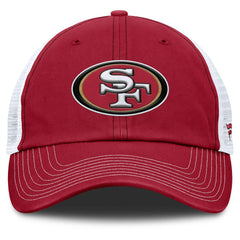 San Francisco 49ers Trucker Adjustable Hat - Scarlet/White - Fanatics