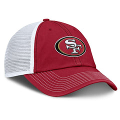 San Francisco 49ers Trucker Adjustable Hat - Scarlet/White - Fanatics