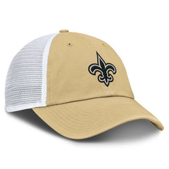 New Orleans Saints Trucker Adjustable Hat - Gold/White - Fanatics