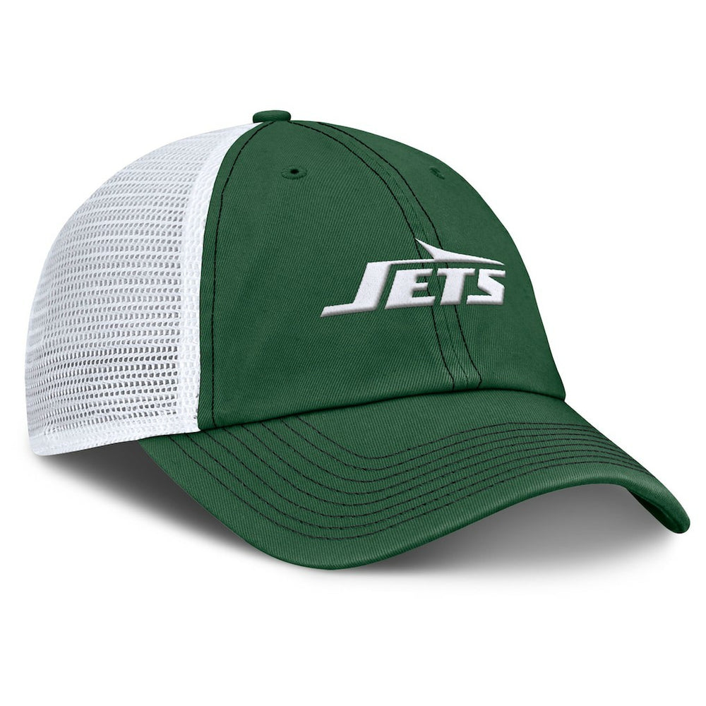 New York Jets Trucker Adjustable Hat - Green/White - Fanatics