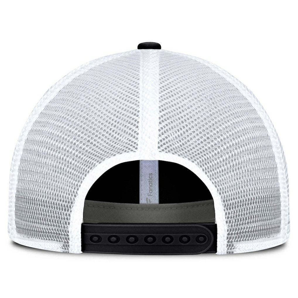 New Orleans Saints Basic Vintage Trucker Adjustable Hat - Black - Fanatics