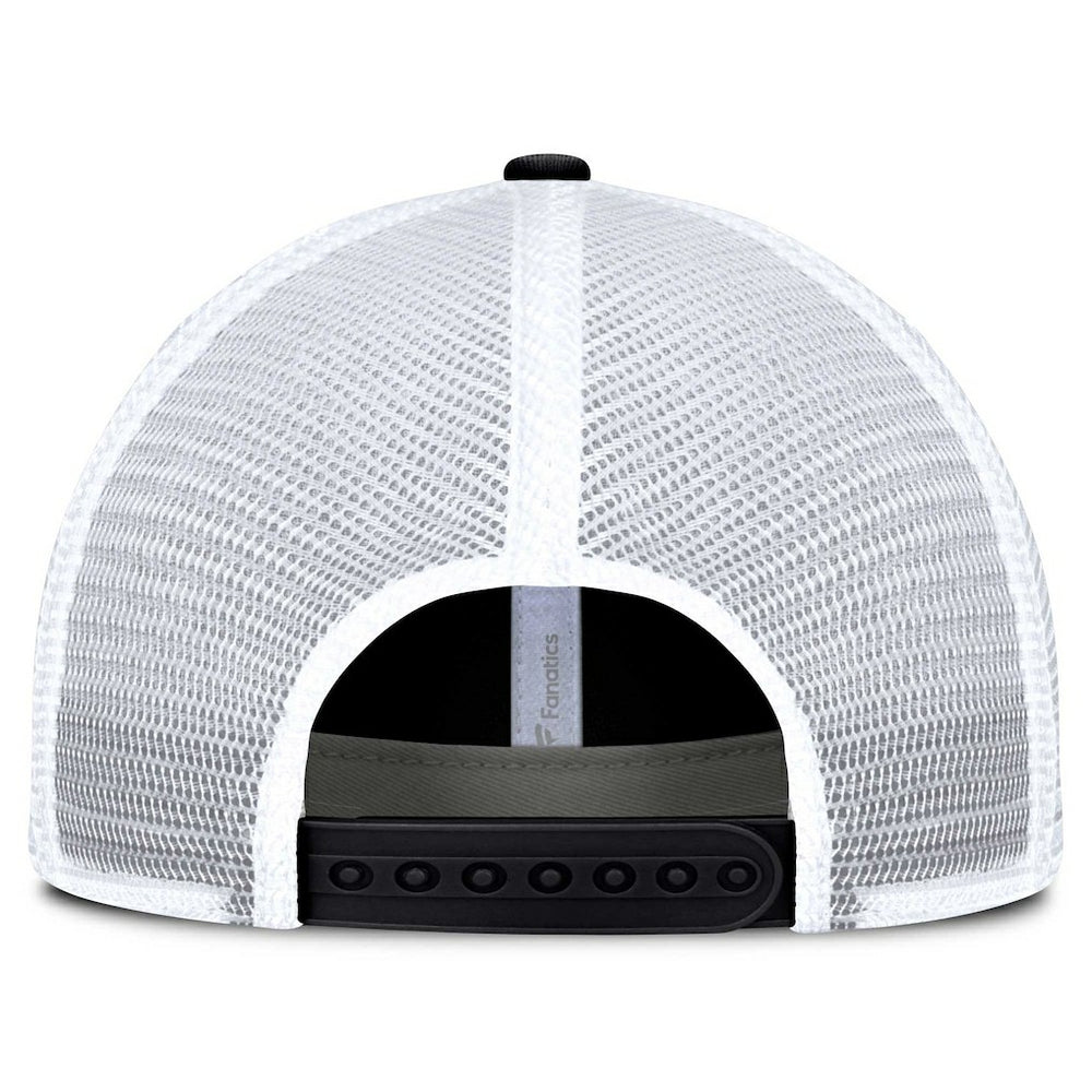 New Orleans Saints Basic Vintage Trucker Adjustable Hat - Black - Fanatics