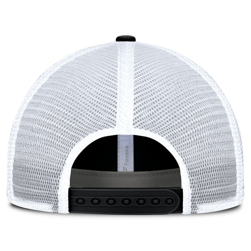 San Francisco 49ers Basic Vintage Trucker Adjustable Hat - Black/White - Fanatics