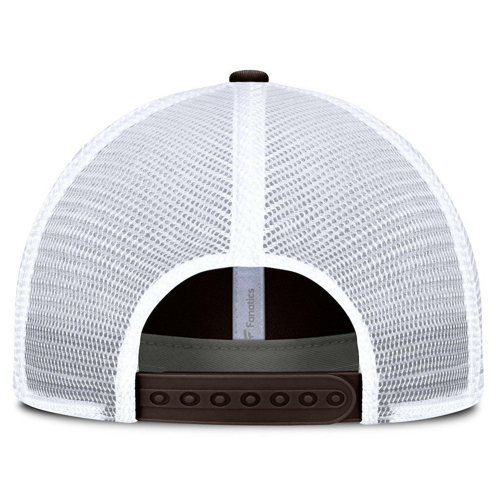 Cleveland Browns Vintage Trucker Adjustable Hat - Brown/White - Fanatics