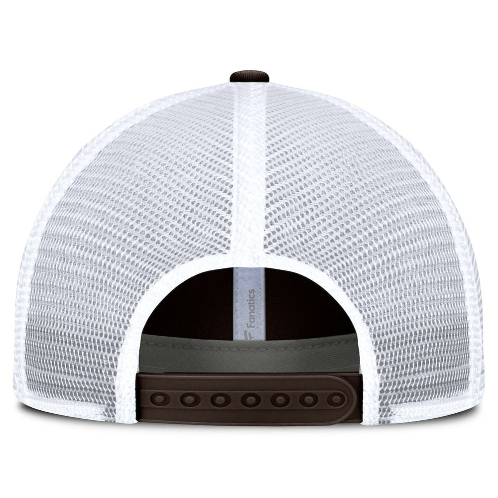 Cleveland Browns Vintage Trucker Adjustable Hat - Brown/White - Fanatics