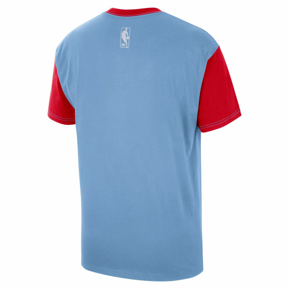 Nike Memphis Grizzlies 2024/25 City Edition Courtside Color Block T-Shirt Light Blue