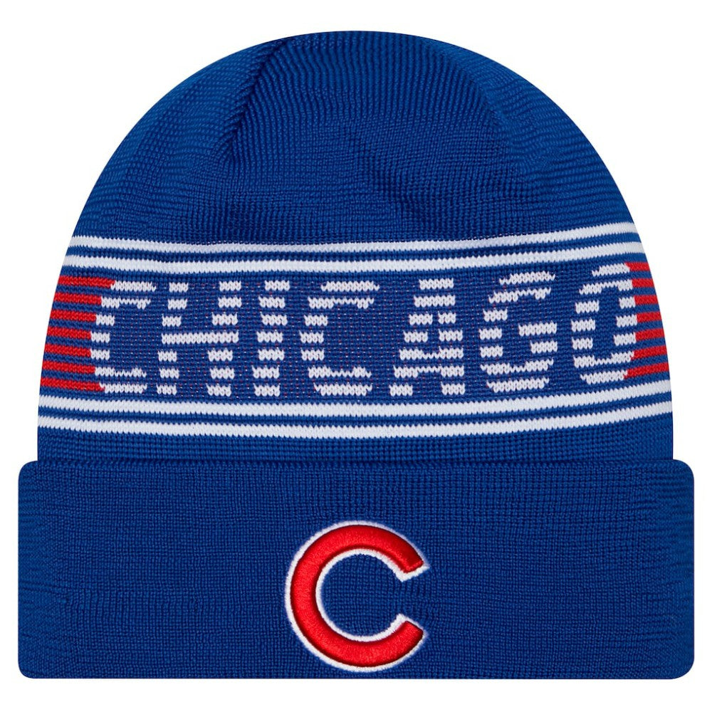 Chicago Cubs New Era Authentic Collection Cuffed Knit Hat for sale